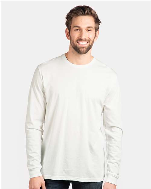 Long Sleeve T-Shirt with Aquabella logo screenprinted