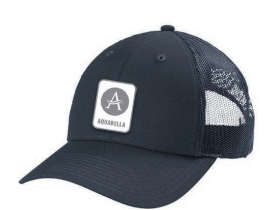 Trucker Hat with Icon Patch - Blue