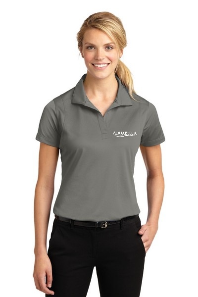 Ladies Polos with Aquabella logo embroidered