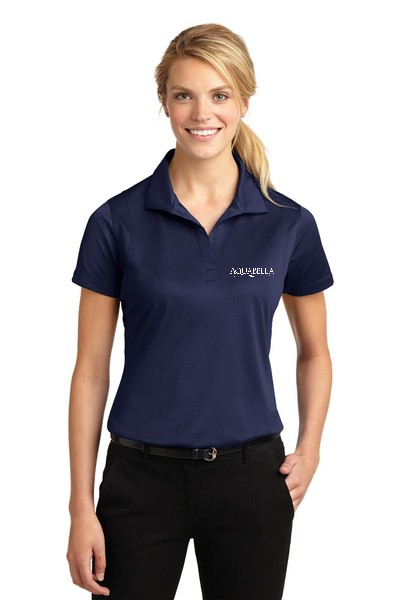 Ladies Polos with Aquabella logo embroidered