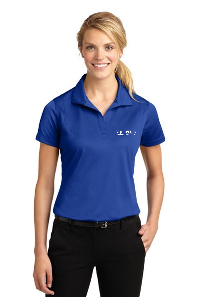 Ladies Polos with Aquabella logo embroidered